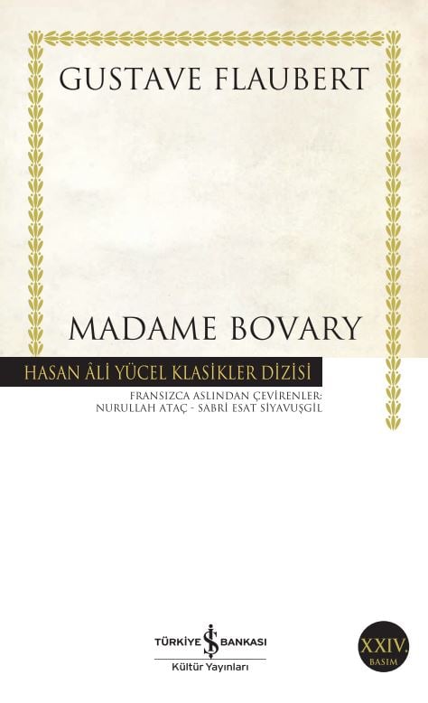 Madame Bovary | Türkiye İş Bankası Kültür Yayınları