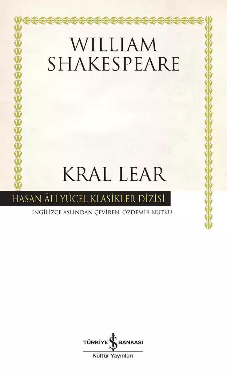 Kral Lear – Ciltli