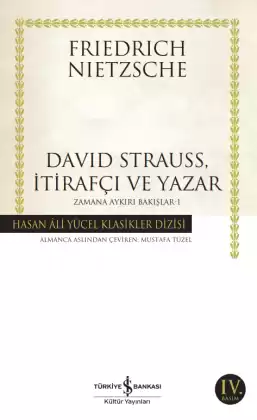 David Strauss, İtirafçı ve Yazar Zamana Aykırı Bakışlar-1