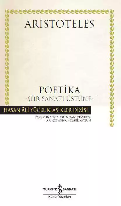 Poetika – Şiir Sanatı Üstüne– Ciltli